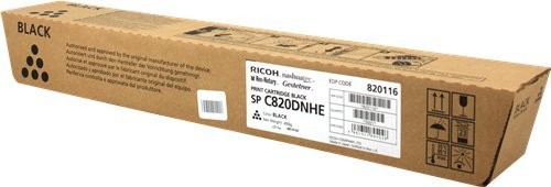 Картридж Ricoh SP C820DNHE (820116/821058) оригинальный для Ricoh Aficio SP C820DN/ C821DN, черный, 20000 стр.