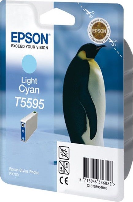 Картридж T5595 C13T55954010 Epson RX 700 св-голубой