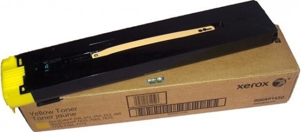 Картридж Xerox 006R01450 оригинальный для Xerox DocuColor 240/ 242/ 250/ 252/ 260, WorkCentre 7655/ 7665/ 7675/ 7755/ 7765/ 7775, yellow, увеличенный, (30000 страниц)