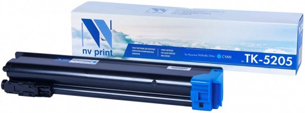 Картридж NVP совместимый Kyocera TK-5205 Cyan для TASKalfa 356ci (12000k)