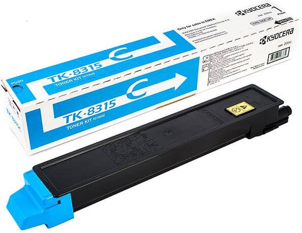Картридж Kyocera TK-8315C (1T02MVCNL0) оригинальный для принтера Kyocera TASKalfa 2550ci, cyan (6000 стр.)