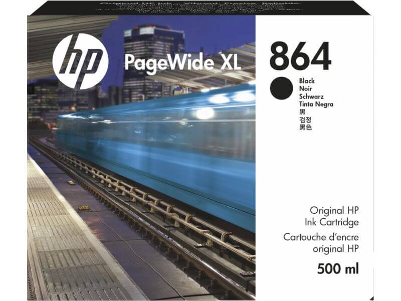 Картридж HP №864 (3ED86A) Black оригинальный для HP PageWide XL 4200/ 5200, чёрный, 500мл