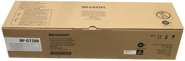 Картридж Sharp (BP-GT200/BPGT200) оригинальный для Sharp BP-20m22EU/ BP-20m24EU/ BP-20m31EU, чёрный, 20000 стр.