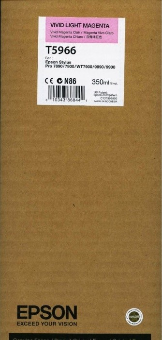 C13T596600 Картридж Epson для Stylus Pro 7900/9900 Vivid Light Magenta 350 ml