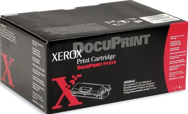 Картридж Xerox 106R00442 оригинальный для Xerox DocuPrint P1210, black, увеличенный, (6000 страниц)