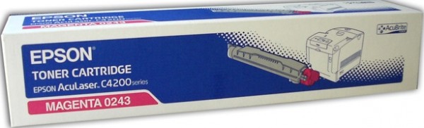 C13S050243 оригинальный картридж Epson для принтера Epson C4200 AcuLaser magenta