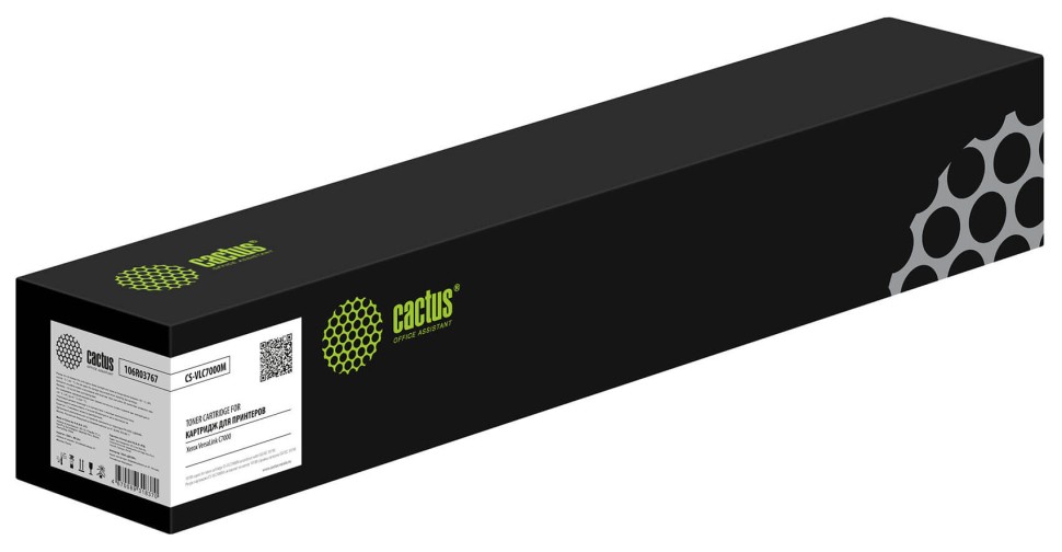 Картридж Cactus 106R03767 (CS-VLC7000M) для Xerox VersaLink C7000/ C7000DN/ C7000N, пурпурный, увеличенный, 10100 стр.