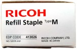 Картридж со скрепками Ricoh Type M (413026) оригинальный для степлеров финишёров Ricoh, 5*5000 шт.