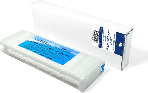Картридж NV Print T6942 (NV-C13T694200) Cyan для Epson SureColor SC-T5200/ SC-T3200/ SC-T7200, голубой, 700мл