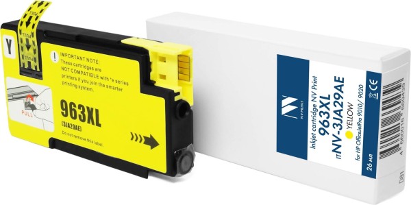 Картридж NV Print №963XL (NV-3JA29AE) Yellow для HP OfficeJet Pro 9010/ 9020, жёлтый, 26мл