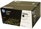 Картридж HP CE250XD (504X) оригинальный для принтера HP Color LaserJet CM3530/ CM3530fs/ CP3525x/ CP3525n/ CP3525dn black, двойная упаковка 2*10500 страниц