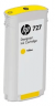 Картридж HP №727 (B3P21A) оригинальный для HP DesignJet T1500/ T1530/ T2500/ T2530/ T3500/ T920/ T930, желтый, 130 мл.
