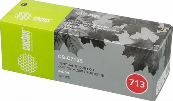 Картридж Cactus 713S (CS-C713S) для принтеров Canon i-Sensys 3250 черный 2000 страниц