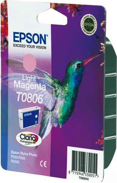 C13T08064011 / C13T08064010 Картридж Epson T0806 светло-пурпурный, стандартной емкости P50/PX660 (cons ink)