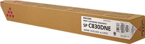 Картридж Ricoh SP C830DNE (821187) оригинальный для Ricoh Aficio SP C830DN/ C831DN, пурпурный, 25000 стр.