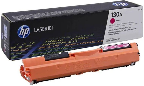 Картридж HP CF353A (130A) оригинальный для принтера HP Color LaserJet PRO MFP M153/ M176/ M177 Magenta, 1000 страниц