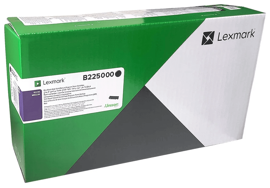 Картридж оригинальный Lexmark B225000 для принтеров Lexmark B2236dw/ MB2236adw, с черным тонером, 1200 страниц
