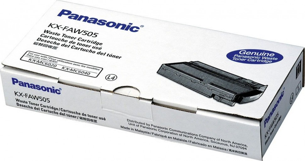 Сменная емкость для отработанного тонера Panasonic KX-FAW505A оригинальная для принтеров Panasonic KX-MC6020