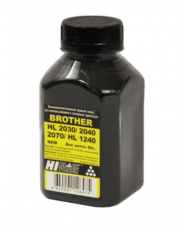 Тонер Hi-Black для Brother HL-2030/ 2040/ 2070/ 1240, Black, 90 г, банка