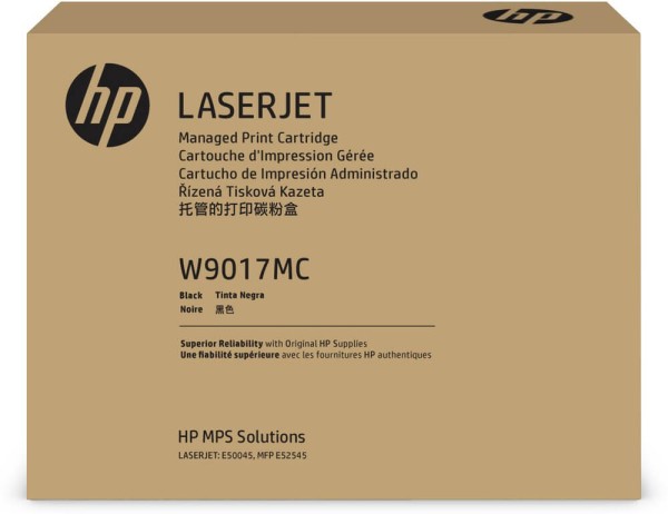 Картридж HP W9017MC (87MC) оригинальный для принтера HP LaserJet Managed E50045, MFP E52545, чёрный, 22500 стр.