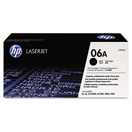 Картридж HP C3906A (06A) оригинальный для принтера HP LaserJet 3100/ 3150/ 5L/ 6L black, 2500 страниц
