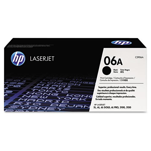 Картридж HP C3906A (06A) оригинальный для принтера HP LaserJet 3100/ 3150/ 5L/ 6L black, 2500 страниц