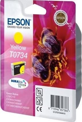 C13T10544A10 / C13T07344A10 Картридж Epson T0734 для C79/CX3900/CX4900/CX5900 (желтый) (cons ink)