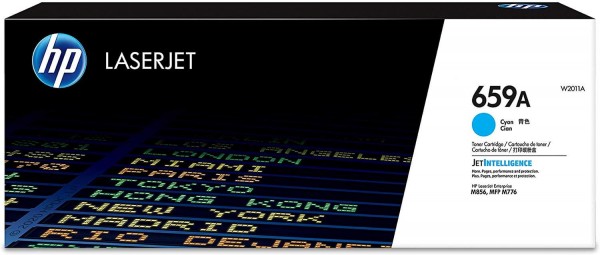 Картридж HP W2011A (659A) оригинальный для принтера HP Color Laser Jet M856/ M776, cyan, 13000 страниц