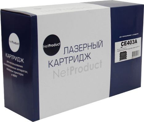 Картридж NetProduct (N-CE403A) для HP LJ Enterprise 500 color M551n/ M575dn, M, 6K
