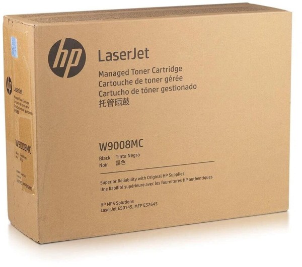 Картридж HP W9008MC (89MC) Black оригинальный для HP LaserJet Managed E50145, MFP E52645, чёрный, 23000 стр.