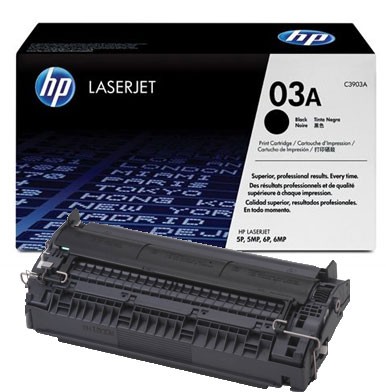 Картридж HP C3903A (03A) оригинальный для принтера HP LaserJet 5P/ 5MP/ 6P/ 6MP/ 6P SE/ 6P xi black, 4000 страниц