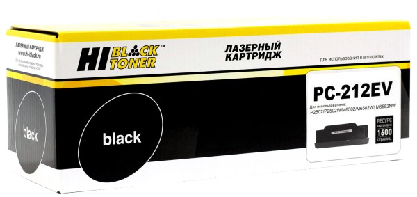 Картридж Hi-Black PC-212EV (HB-PC-212EV) для Pantum P2502/ P2502W/ M6502/ M6502W/ M6552NW, 1,6К
