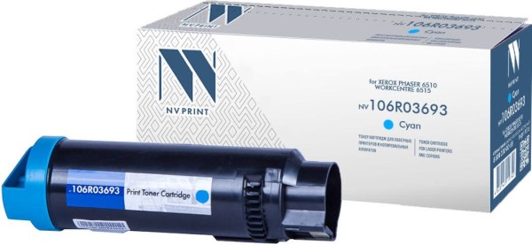 Картридж NVP совместимый NV-106R03693 Cyan для Xerox Phaser 6510/WorkCentre 6515 (4300k)