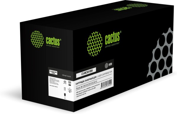 Картридж Cactus 842530 (CS-IMC6010BK) Black (с чипом) для Ricoh IM C6010/ C5510/ C4510, чёрный, 42000 стр.