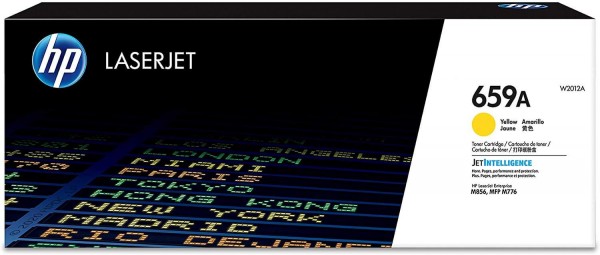Картридж HP W2012A (659A) оригинальный для принтера HP Color Laser Jet M856/ M776, yellow, 13000 страниц