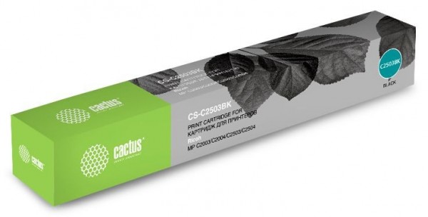 Картридж Cactus 841925 (CS-C2503BK) для Ricoh Aficio MP C2003SP/MP C2004ASP/MP C2011SP черный (15000стр.) 