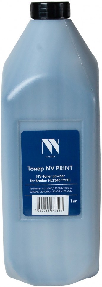 Тонер NV Print NV-HL2340-TYPE1-1KG для принтеров Brother HL2340 TYPE1, 1кг