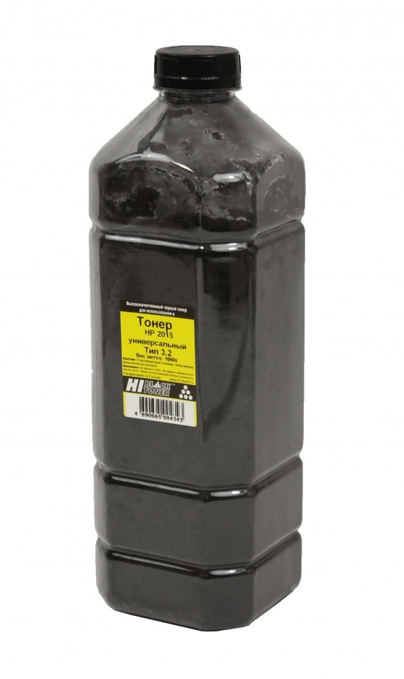 Тонер Hi-Black Универсальный для HP LJ P1160/ P2015, Тип 3.2, Black, 1 кг, канистра