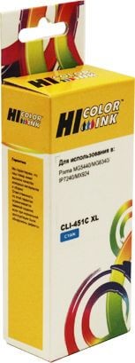 Картридж Hi-Black (HB-CLI-451XL-C) для Canon PIXMA iP7240/ MG6340/ MG5440, C