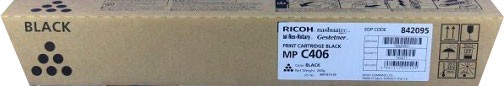 Картридж Ricoh MP C406 (842095) оригинальный для Ricoh MPC306/ 406/ 307, черный, 17000 стр.