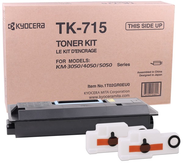 Картридж Kyocera TK-715 (1T02GR0EU0) оригинальный для принтера Kyocera KM-3050/ KM-4050/ KM-5050, 34000 страниц