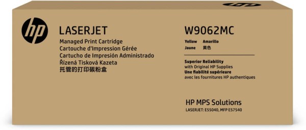 Картридж HP W9062MC (508MC) оригинальный для принтера HP Color LaserJet Managed E55040, MFP E57540, жёлтый, 12200 стр.