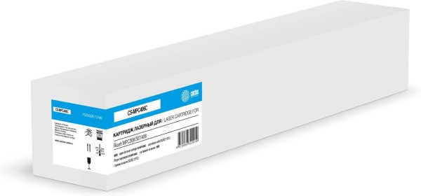 Картридж Cactus MP C406 842096 (CS-MPC406C) Cyan для Ricoh MPC306/ MPC307/ MPC406, голубой, 6000 стр.