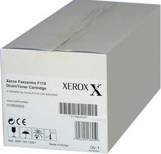 Картридж Xerox 013R00605 для Xerox FAX CENTRE F110 black оригинальный увеличенный (3000 страниц)