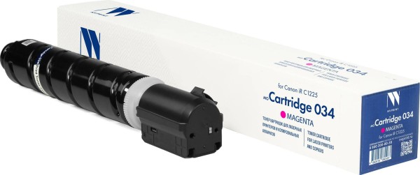 Картридж NV Print 034M (NV-034M) Magenta для Canon imageRUNNER C1225, imageClass MF810C/ MF820C, пурпурный, 7300 стр.