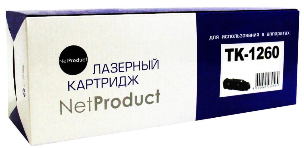 Тонер-картридж NetProduct TK-1260 (N-TK-1260) для Kyocera ECOSYS PA4000x/ PA4000fx/ PA4000wifx, 10000 стр.