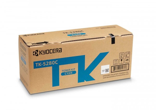 Картридж Kyocera TK-5280C (1T02TWCNL0) Cyan оригинальный для Kyocera Ecosys M6235cidn/ M6635cidn/ P6235cdn, голубой, 11000 страниц