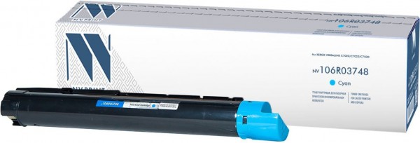 Картридж NV Print 106R03748 Cyan для принтеров Xerox VersaLink C7020/ C7025/ C7030, 16500 страниц