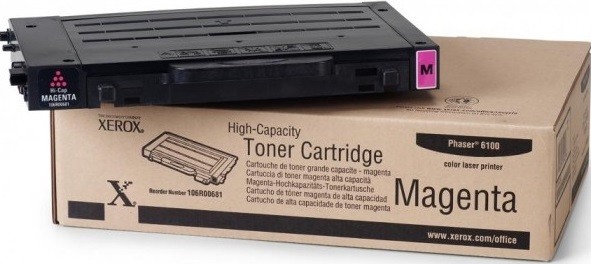 Картридж Xerox 106R00681 оригинальный для Xerox Phaser 6100, magenta, увеличенный, (5000 страниц)