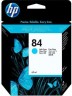 Картридж HP №84 Light Cyan (C5017A) оригинальный для HP DJ 10PS/ 20PS/ 50PS, светло-голубой, 69мл